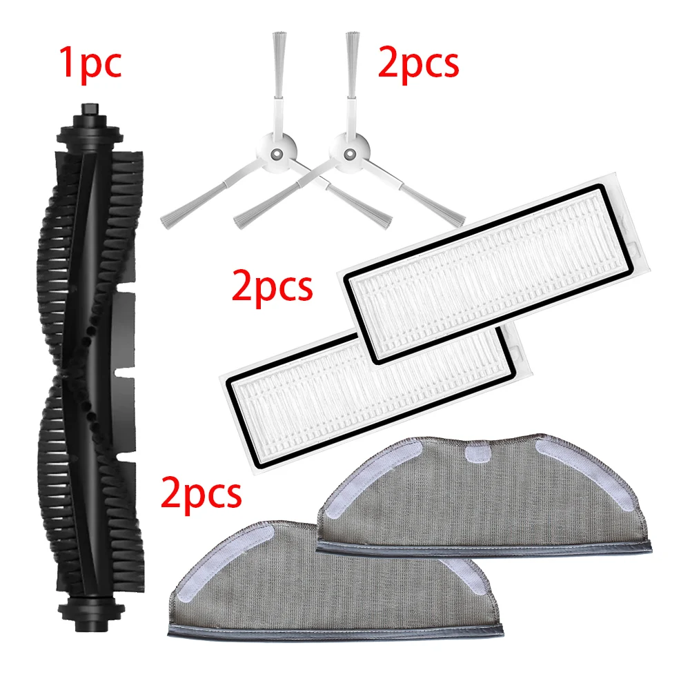 

HEPA Filter Central Roll Main Brush Side Brush Mop Cloth Rag for Qihoo 360 S9 X90 Robotic Vacuum Cleaner Spare Parts Accessories
