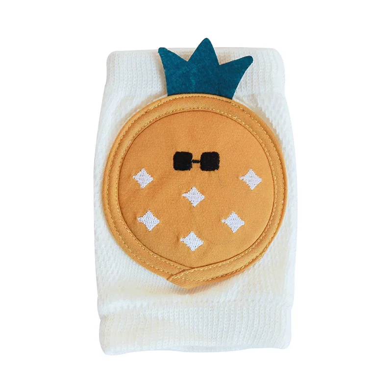 Rodilleras de algod&oacute;n con dibujos animados para beb&eacute;, Protector Flexible de seguridad para gatear, rodilleras cortas para ni&ntilde;os, calentadores de piernas infantiles-4