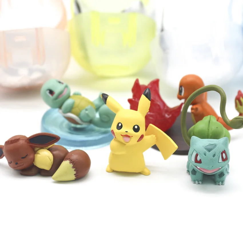 Takara Tomy Pokemon Pocket Monsters кукла игрушки мини фигурка детские подарки 5