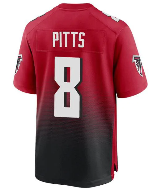 

embroidery American Jersey Kyle Pitts Men Women Kid Youth Red Atlanta Football Jersey