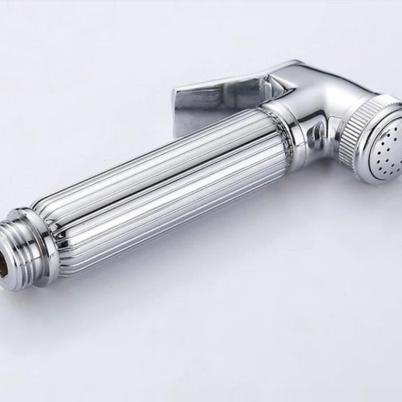 

Three Piece Hose Sprayer Automatic Bathroom Cleaning Shower Toilet Hand Held Bidet Faucet Sprayer Set