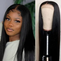 aimeya silky straight human hair wigs for black women perruque cheveux humain 13x6 hd transparent lace front wigs pre plucked