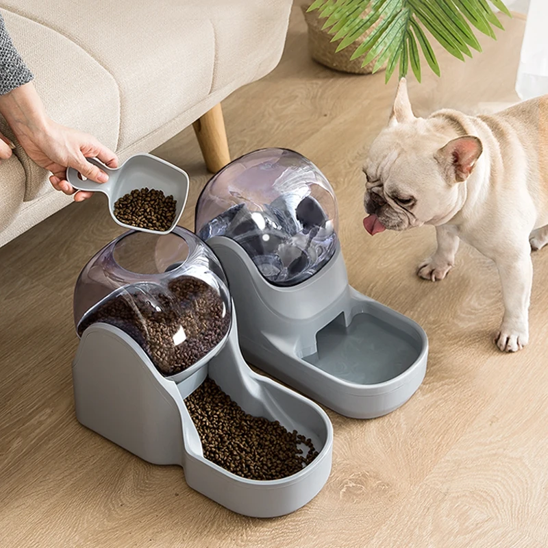 

Large Capacity Pet Automatic Feeder Dog Drinking Bowl for Cat Puppy Accessories Water Feeding Watering Supplies 3.8L Dispenser
