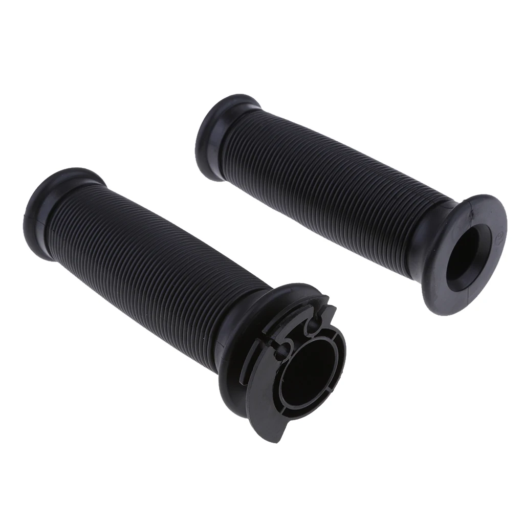 

Motorbike Black Rubber Handlebar Grips 7/8" (22mm) For Suzuki Kawasaki