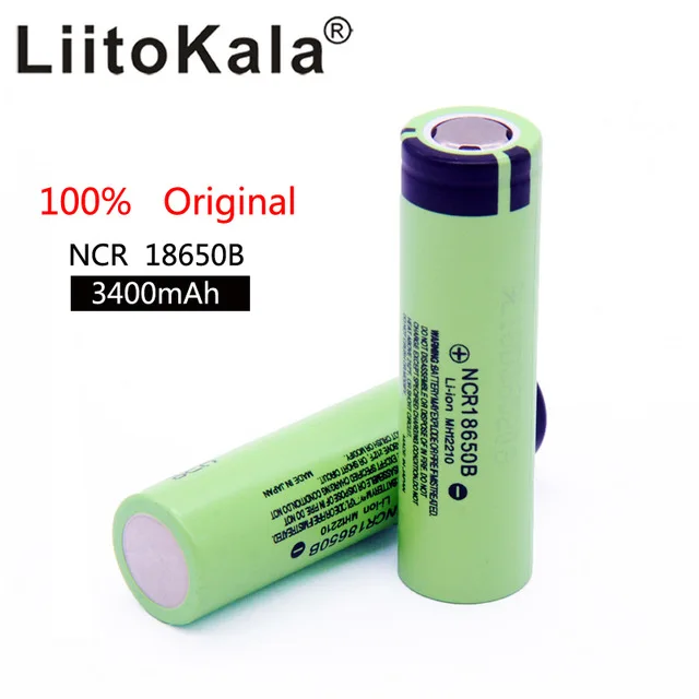 100% новый Оригинальный NCR18650B 3 7 v 3400mah 18650 перезаряжаемые литиевые батареи