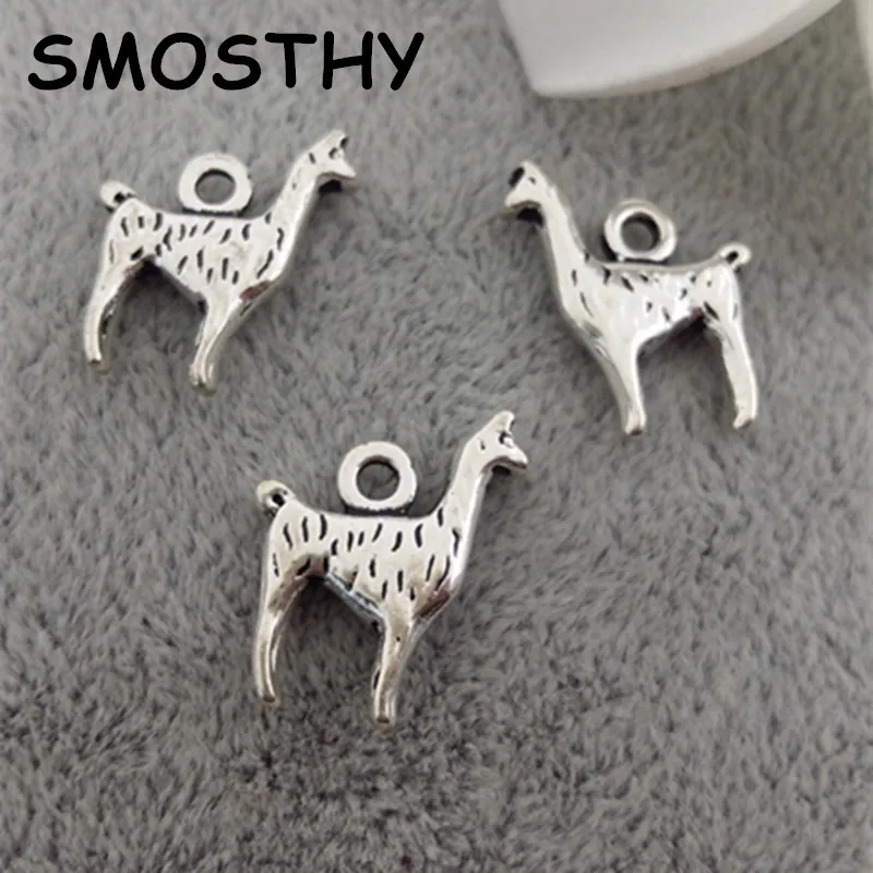 30pcs high alloy 13*17mm VICUNA charm DIY alpaca cute animal handmade pendant accessories SMC106 |