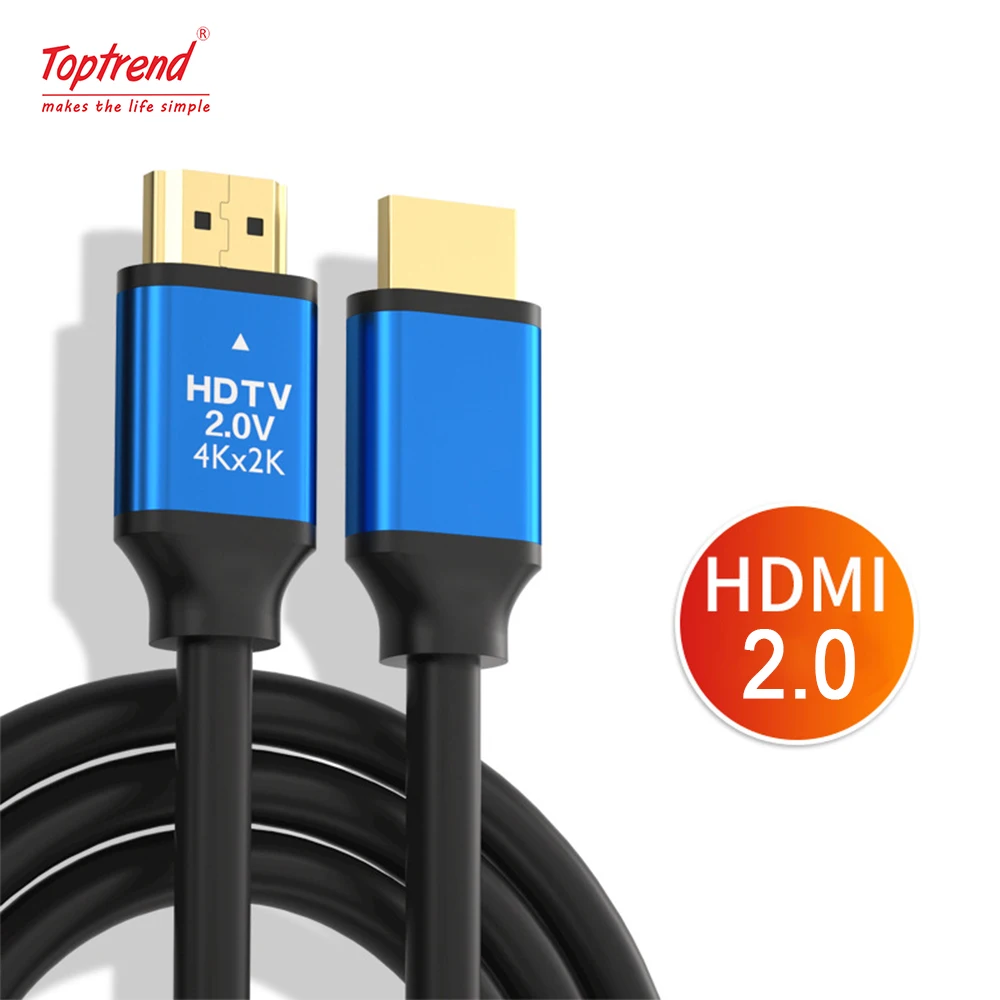 

Toptrend HDMI Cable 4k 2.0 High Speed HDMI Splitter Cable Supports 1080p 3D 4K 60Hz Compatible with PS3 PS4 PC 0.9m 1.8m 10.6m