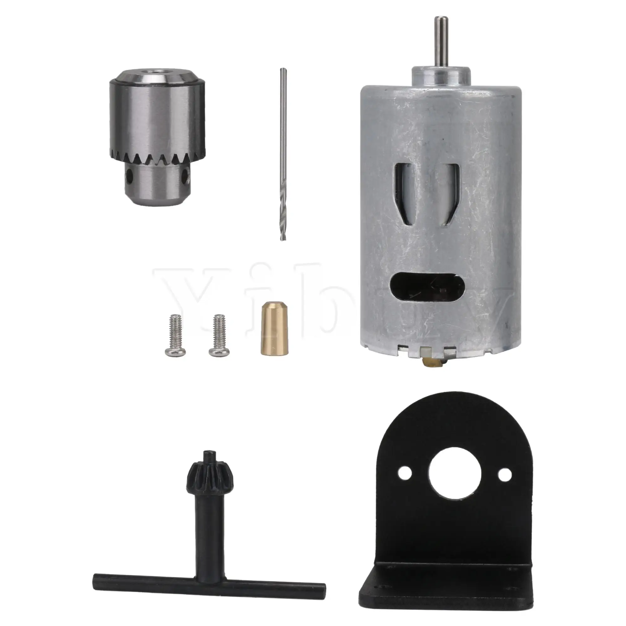 

Hand Drill Lathe Press 555 DC Motor with Drill Chuck and Mounting Brack