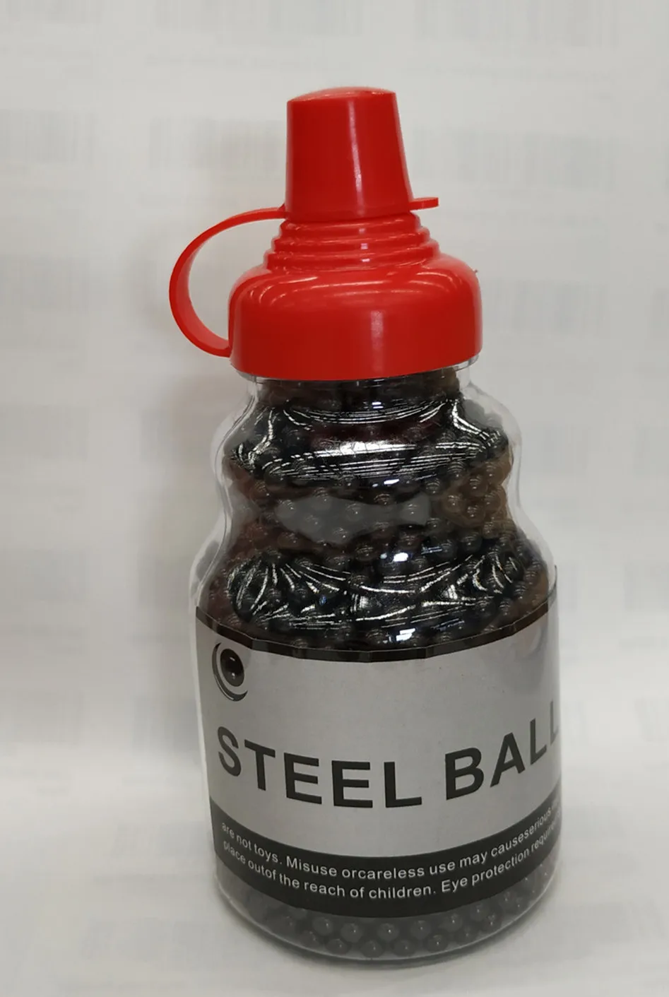 3000Qty .177Caliber 4.5mm Steel BBS nickel Plated Black Diamond Precision Balls Bottle Package | Paintballs