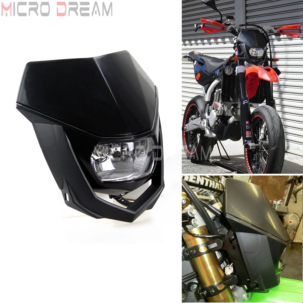 Универсальный мотоциклетный Головной фонарь для мотоцикла Honda Yamaha Suzuki CRF WRF DR YZ 12 В