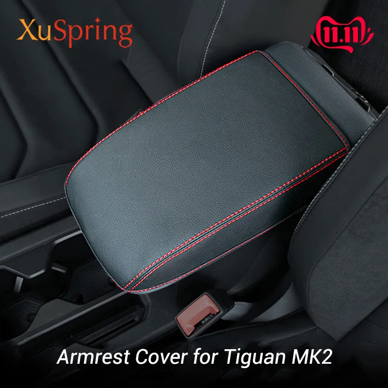 Для VW Tiguan mk1 mk2 2016 2020 консоль для отдыха руки Подушка накладка Поддержка коробка с