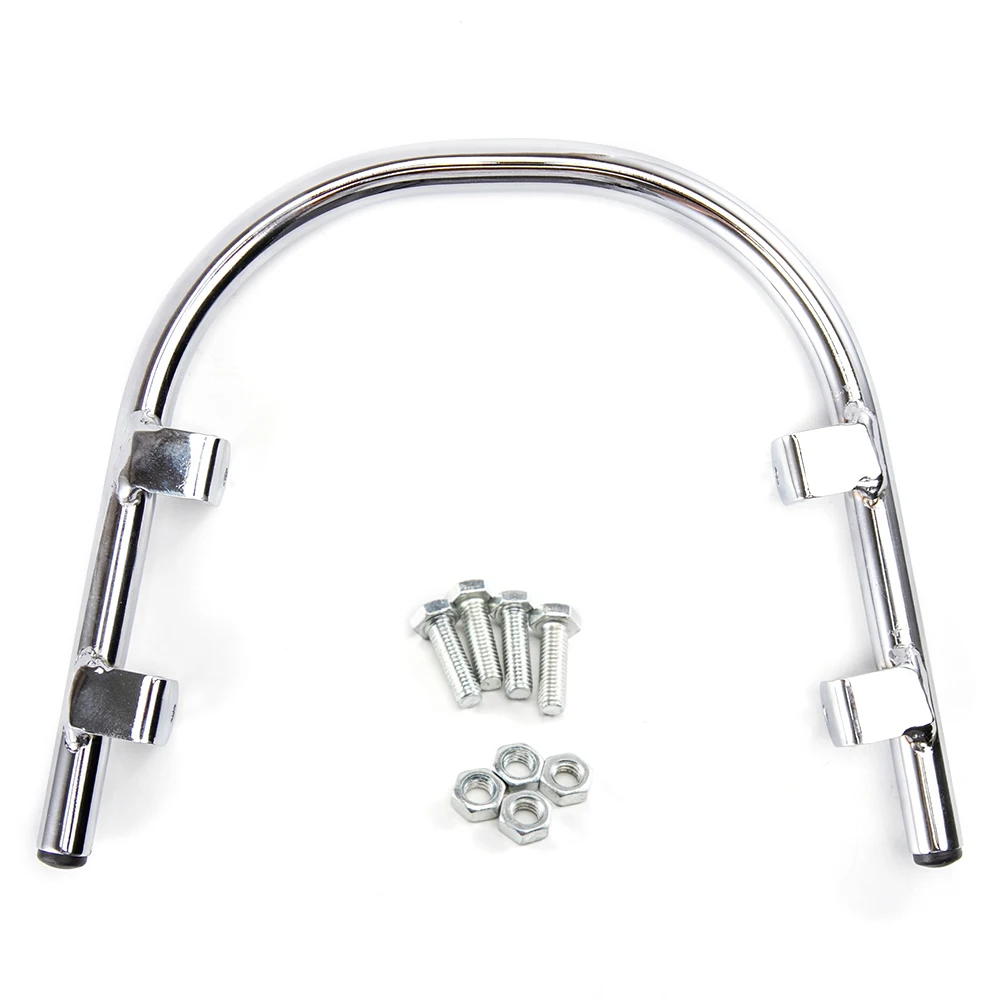 Черный/серебристый передний брызговик направляющая стойка защита кронштейна