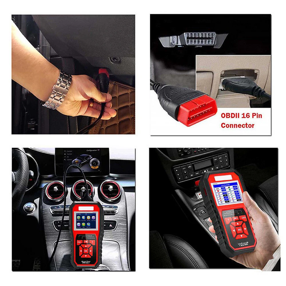 

Dropship KW808 Professional OBDII / EOBD Cars Code Reader&Auto Scanner Automotive Detection Decoder Diagnostic Scan Tool