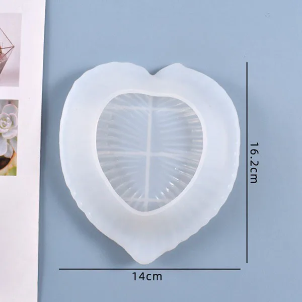 

3Pcs Leaf Disc Fruit Snack Storage Silicone Diy Crystal Glue Mold
