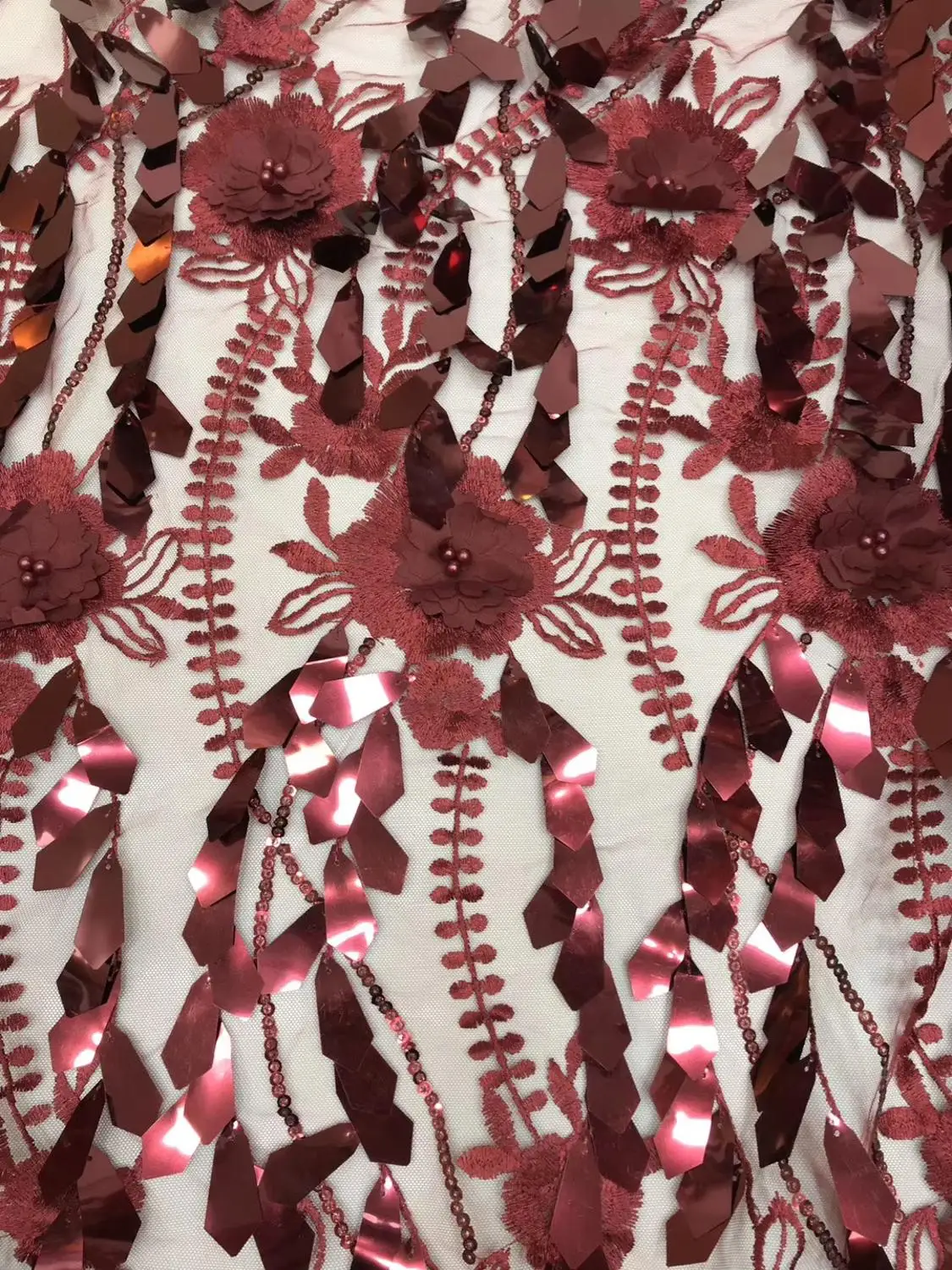 Новейшая 5 цветов на выбор кружевная ткань с вышивкой и пайетками африканская