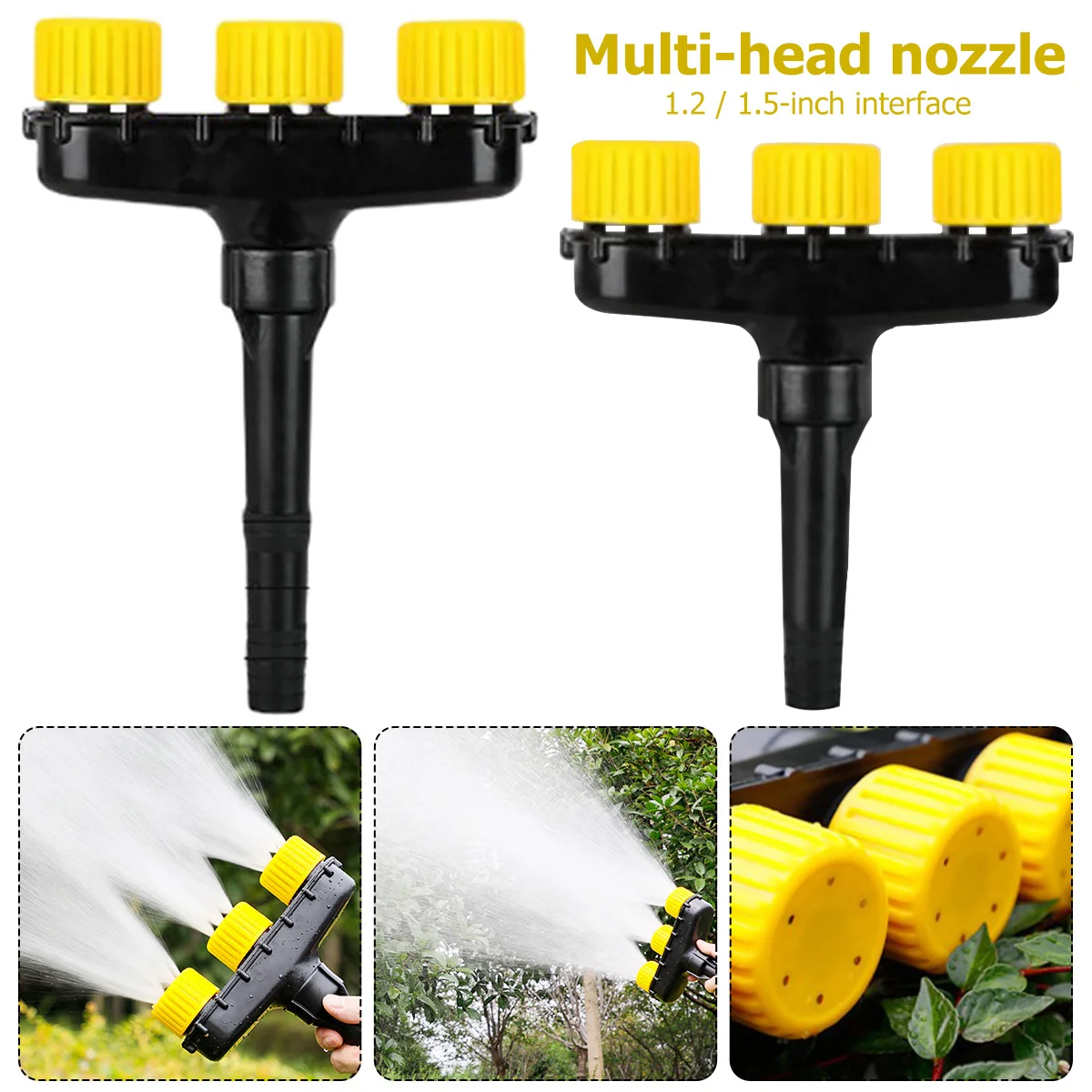 

Сельскохозяйственные распылительные сопла, многофункциональный распылитель с 6 отверстиями для полива воды, регулируемый инструмент для с...