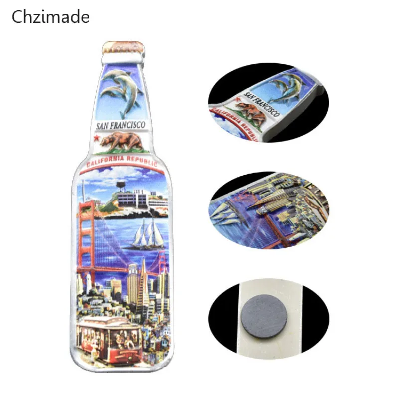 Lychee Life 1 шт. узор в виде бутылки вина магнит на холодильник мультяшная наклейка