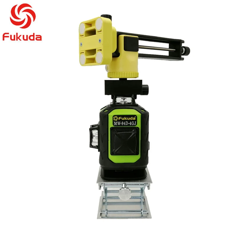 Лазерный уровень Fukuda самонивелирующийся Зеленый 3D 12 линий поворот на 360 градусов