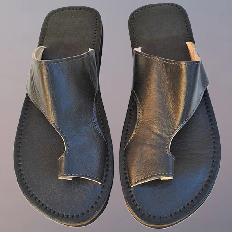 Летние мужские тапочки новинка повседневные Универсальные на плоской подошве с