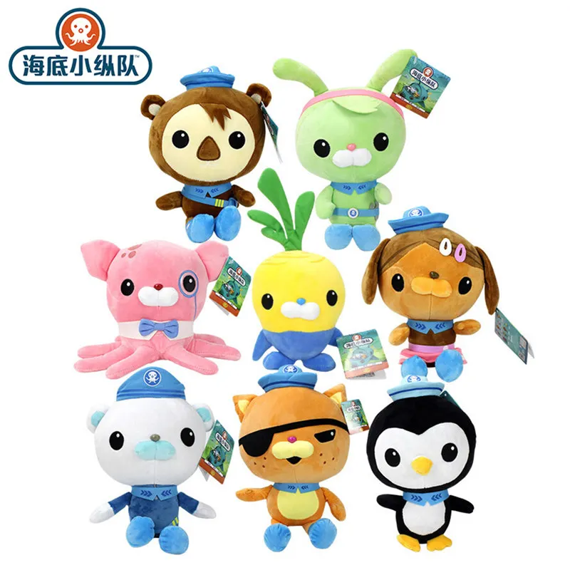 Оригинальные Octonauts 46 см/30 см/19 см Плюшевые игрушки Барнакл песо Kwazii Tweak игрушечные животные подарок на день рождения ребенок Рождественская игрушка
