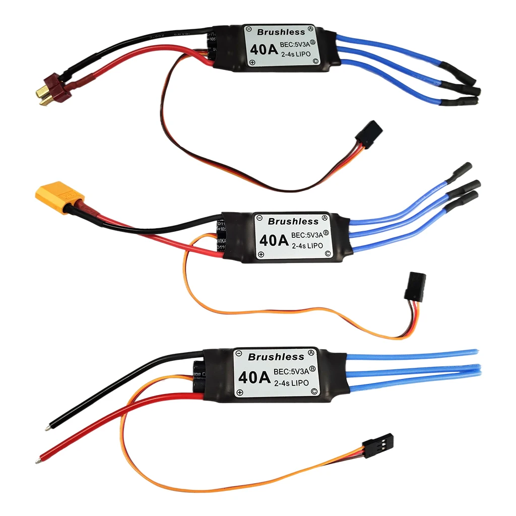 

1pc 40A Brushless ESC Electric Speed Controller 5V3A BEC RC Quadcopter Glider Aircraft Helicopter Airplanes Toys Components