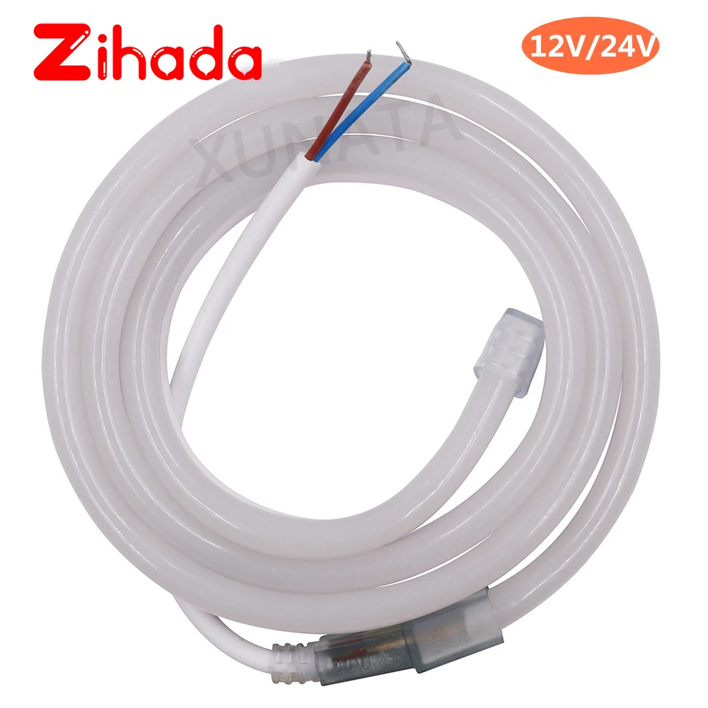 DC 12V 24V неоновый светильник водонепроницаемый SMD 2835 Светодиодный 120 светодиодов/м