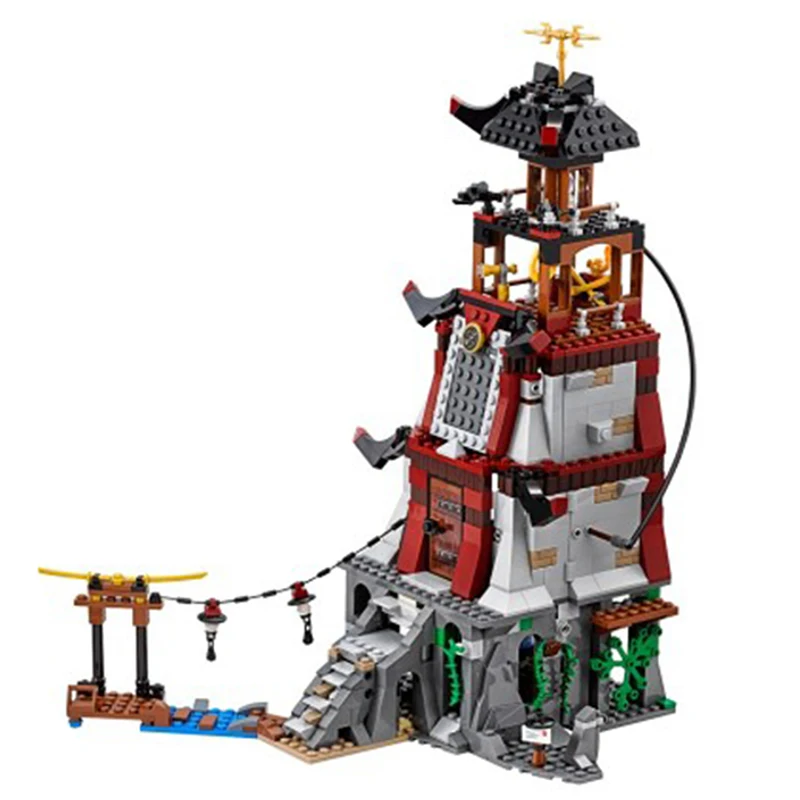 

New Nin ja go Sets The Lighthouse Siege Model Building Blocks 767 Pcs Bricks Birthday Gifts Toys for Children Compatible 70594
