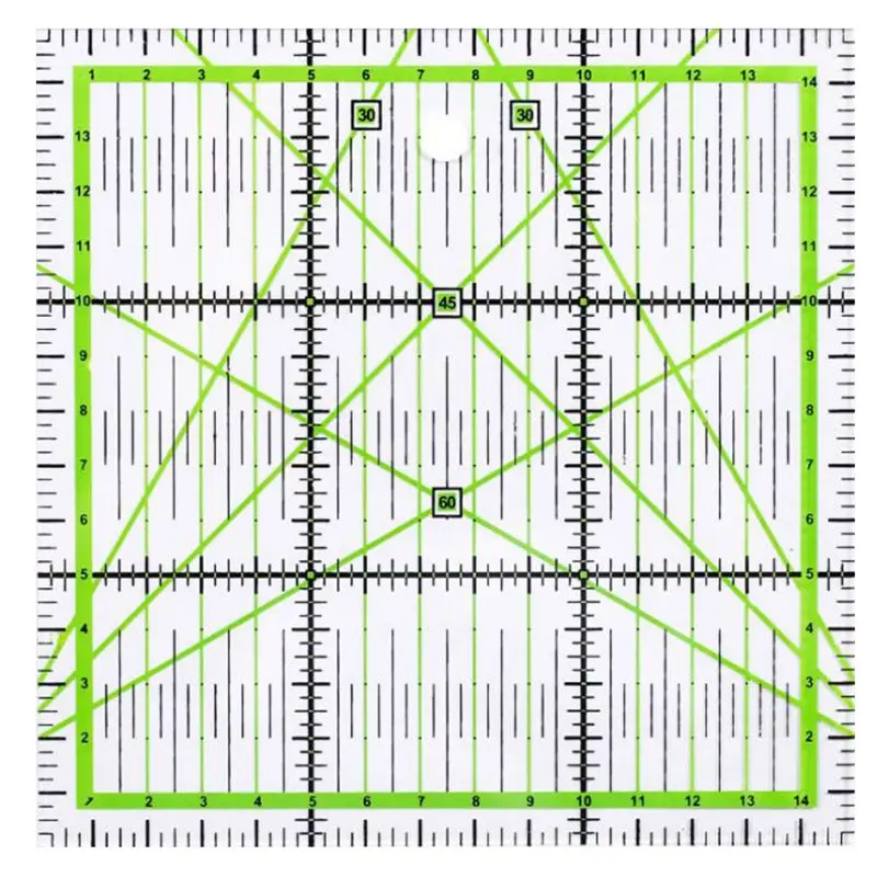 Многофункциональная акриловая Лоскутная линейка для рисования шитья