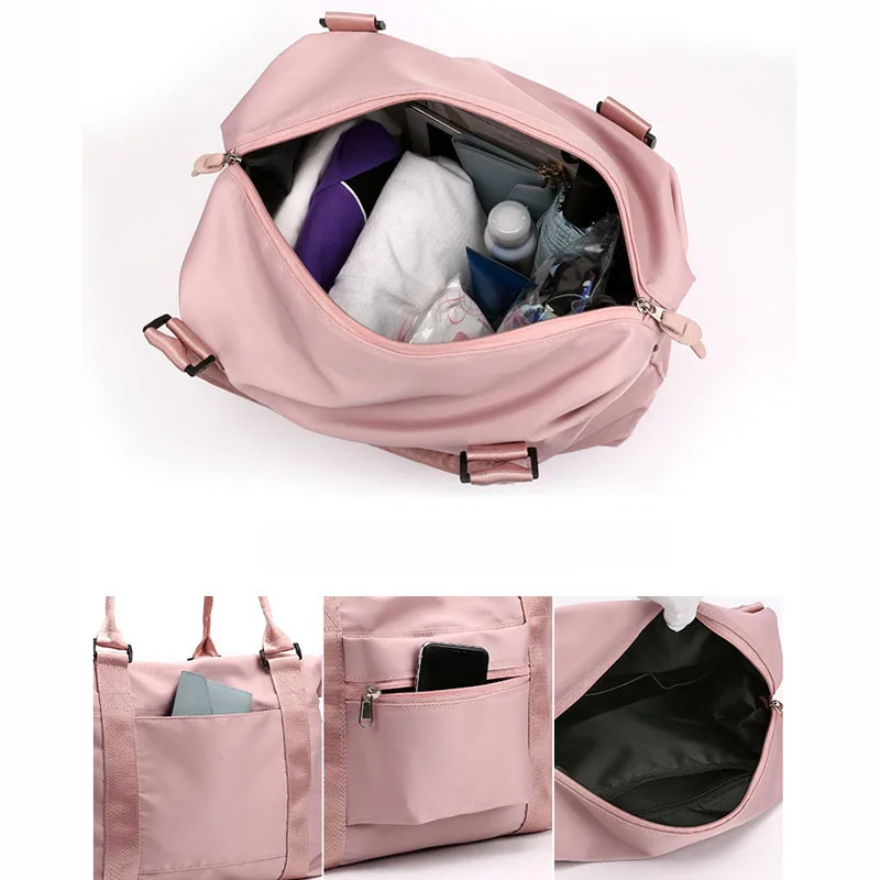 New Big Waterproof Nylon Shoulder Messenger Bags Large Capacity Mother Package Women Travel Crossbody Handbag Sweet Girl Colour