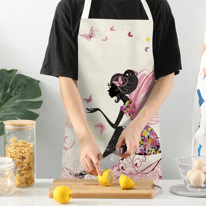 Кухонные фартуки FYMX с изображением бабочек и девочек элегантный стильный