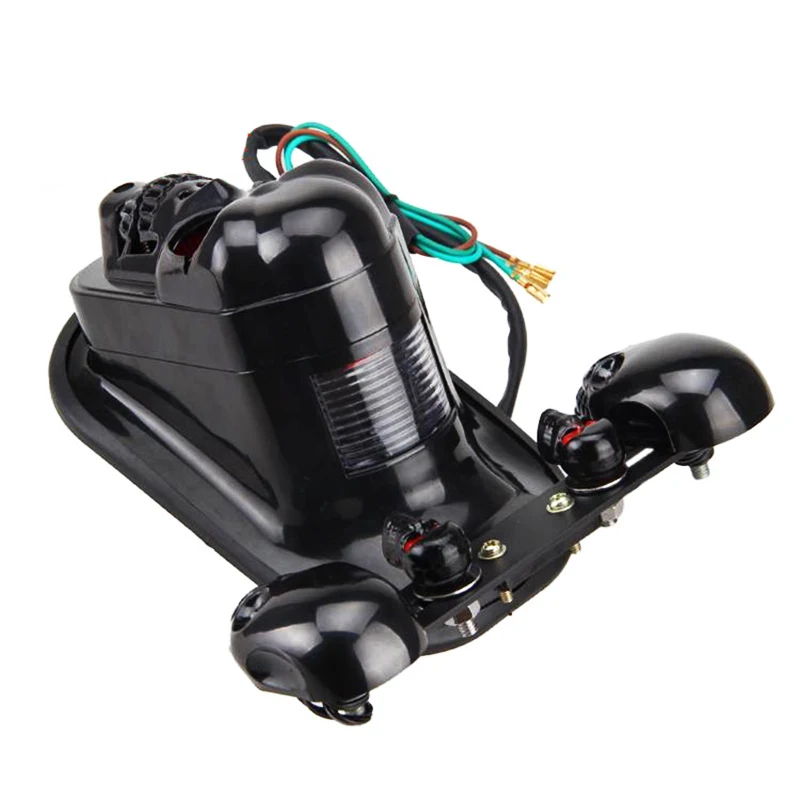 Настраиваемый светильник для мотоцикла с черепом световой индикатор фиолетовый