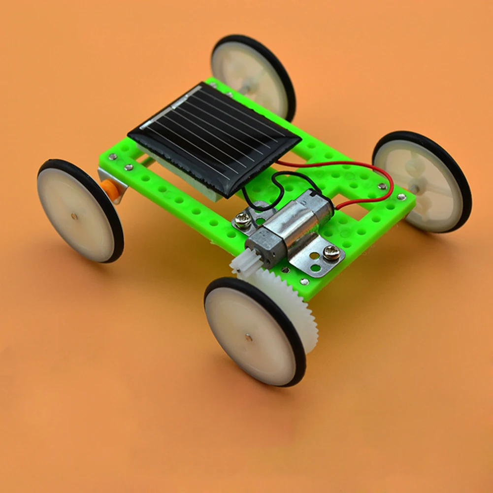 Children Small DIY Assembly Solar Power Vehicle Kid Physics Experiment Educational Interactive Toy | Игрушки и хобби