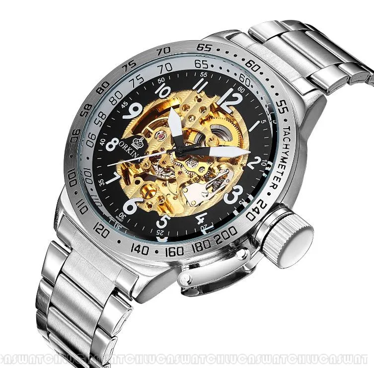 Топ люксовый бренд MG.ORKINA MG часы автоматические механические мужские с скелетом