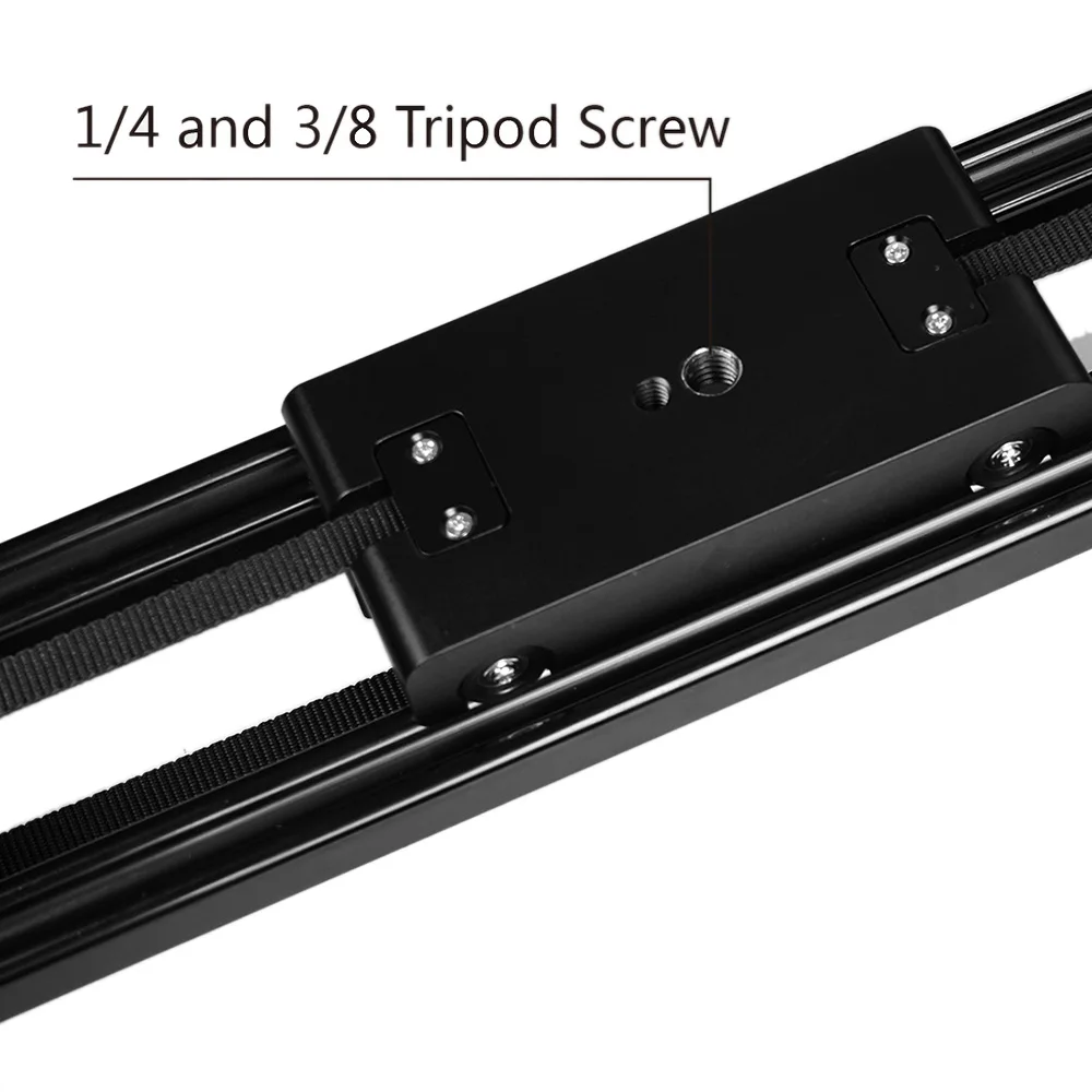 Andoer Выдвижная камера Видео слайдер Долли рельса стабилизатор 40 см длина 80