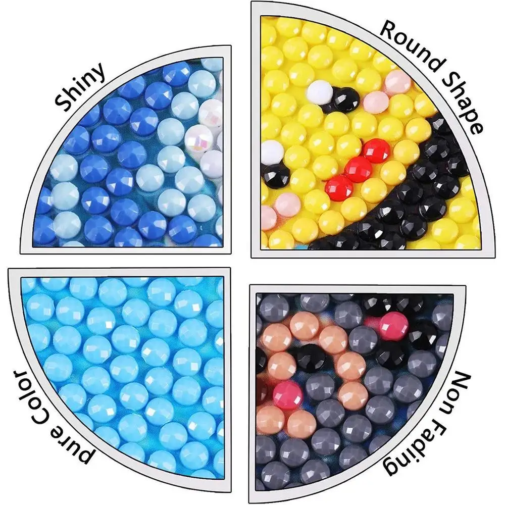 

12 Pieces 5D DIY Diamond Painting Stickers Owl Wolf Tiger Diamond Art Diamond Stickers By Numbers Kits Crafts Set for Kids