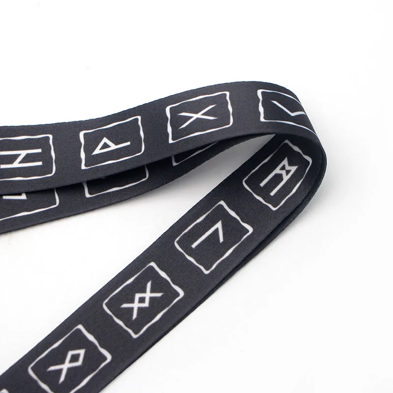 PC82 Руна викингов брелок бейдж со шнурком ID Lanyards/Мобильный телефон Веревка/ключ нашейные ремешки Ремешки