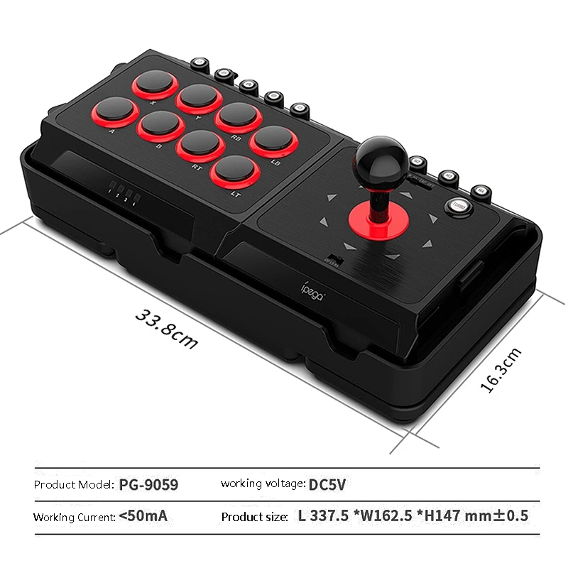 USB проводной боевой Джойстик DC 5 В аркадная станция игровой контроллер с турбо
