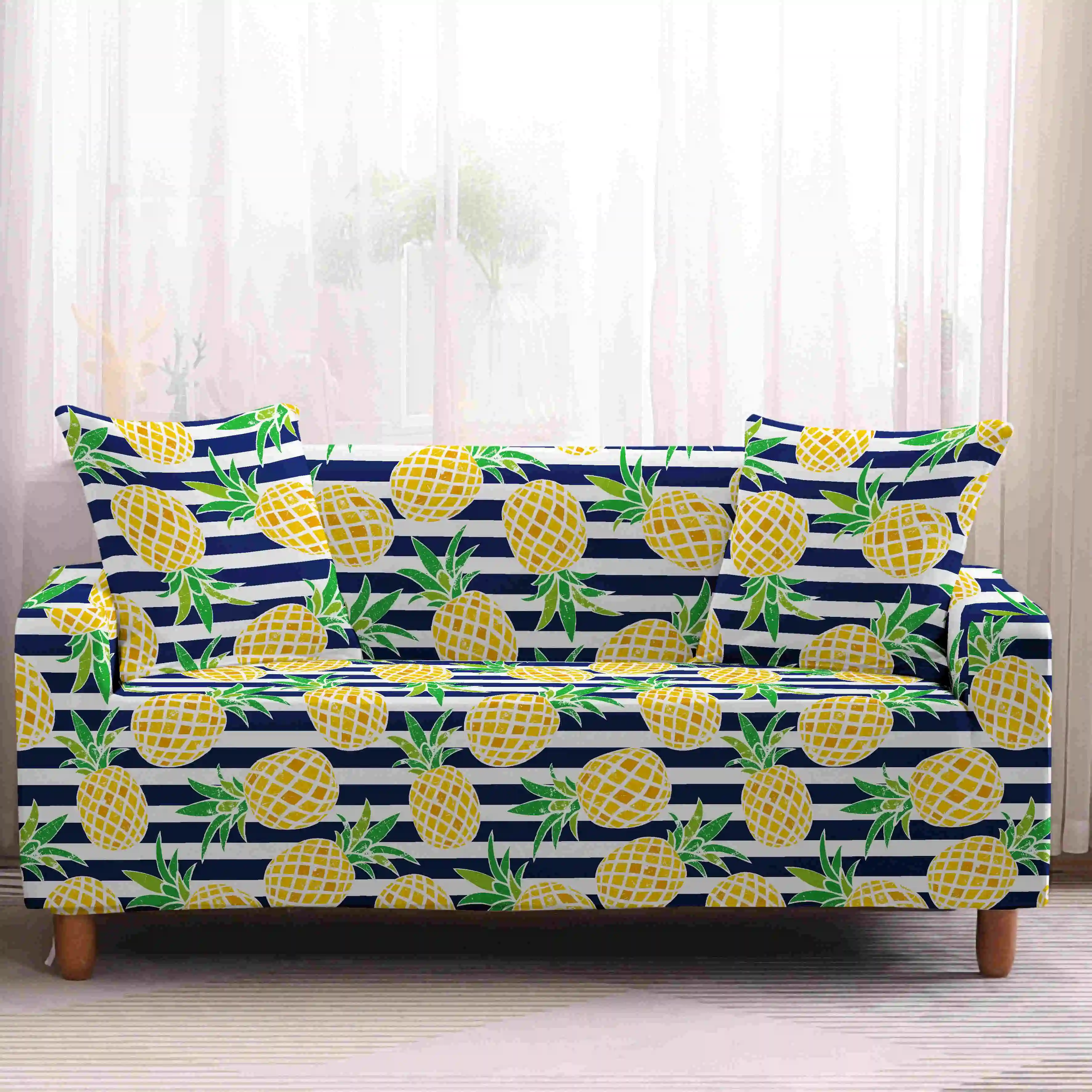 Homesky ананас для диванов эластичные L Форма кресло чехлов Гостиная 1/2/3/4-seater