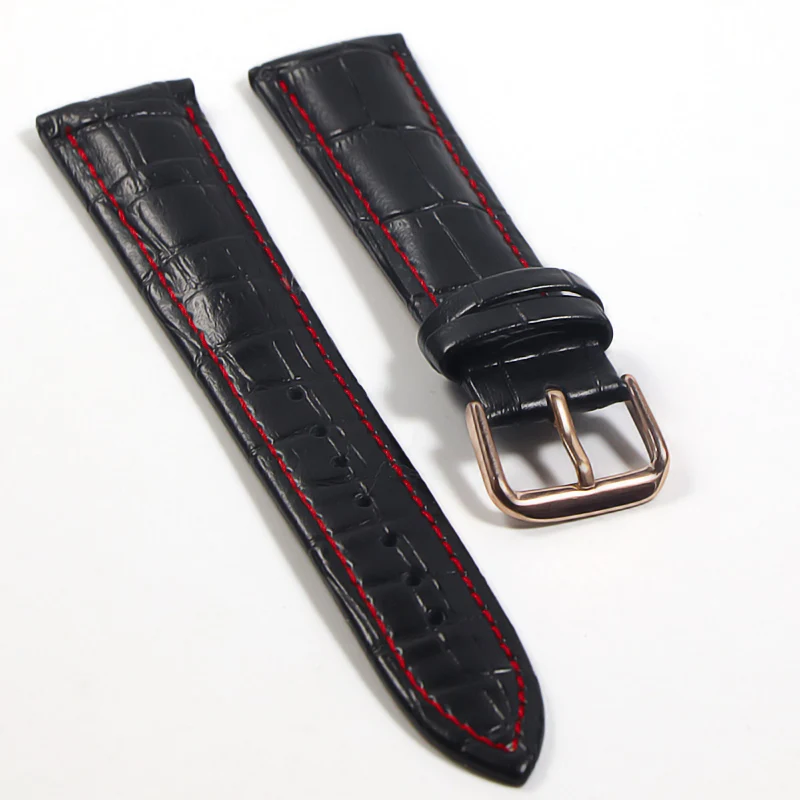 Genuine Leather Watchbands 18mm 20mm 22mm Watch Steel Pin buckle Band Strap High Quality Wrist Belt Bracelet watch band