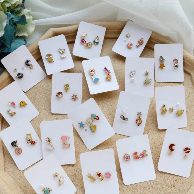 3 шт./комплект женские серьги гвоздики в виде планеты|Серьги-гвоздики| |