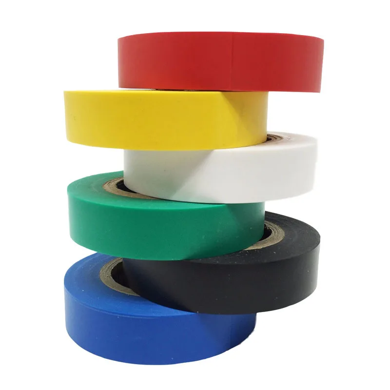 

1 Roll Black/Red/Blue/Green/White PVC Electrical Tapes Flame Retardent Insulation Adhesive Tape DIY Electrical Tools 18mmx35m