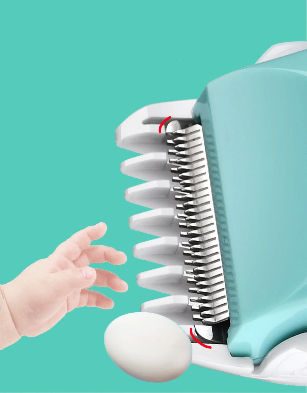 Бытовая Детская электрическая машинка для стрижки волос бесшумная инструмент