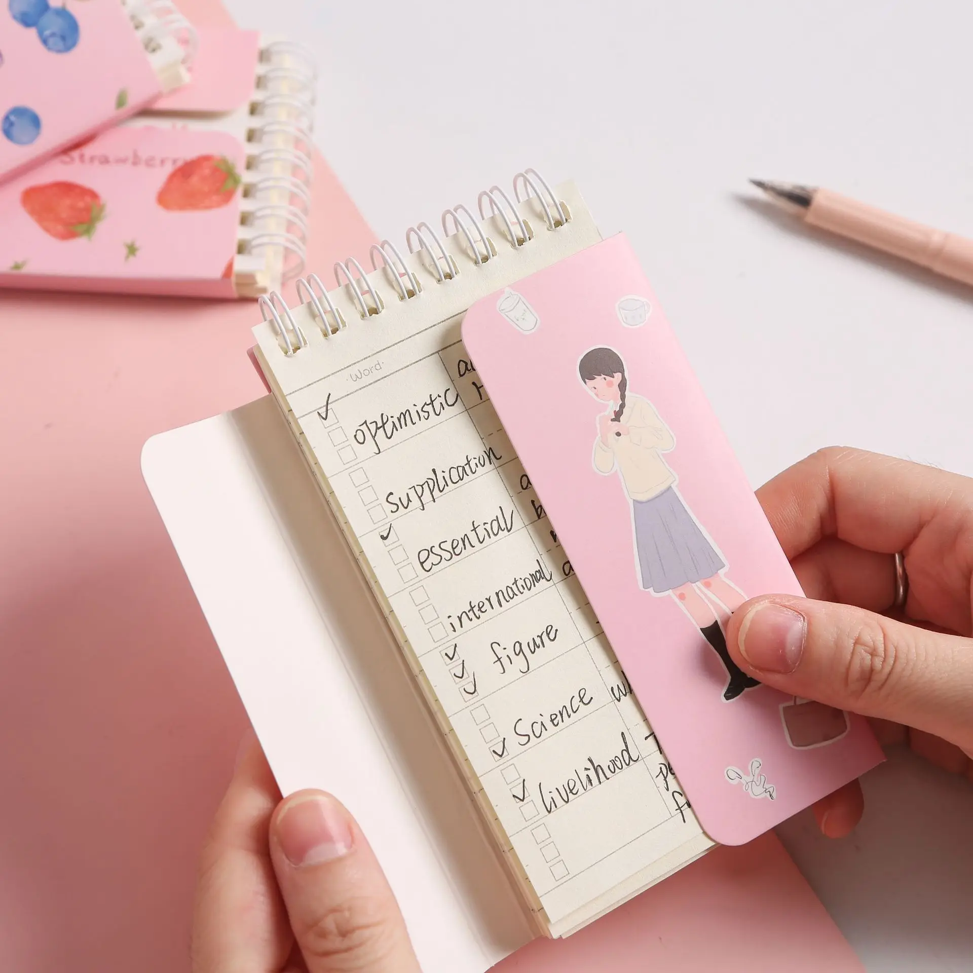 80 шт. милый Kawaii блокнот для заметок в пледах и линиях, бумага для заметок, Канцелярские Стикеры, блокноты, офисные школьные принадлежности