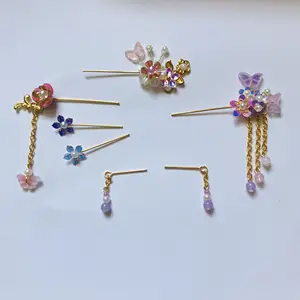 30 см костюм куклы головной убор 7 шт.компл. 16 BJD пластик + металл китайский костюм куклы игрушки головной убор шпилька головной убор аксессуары zh183