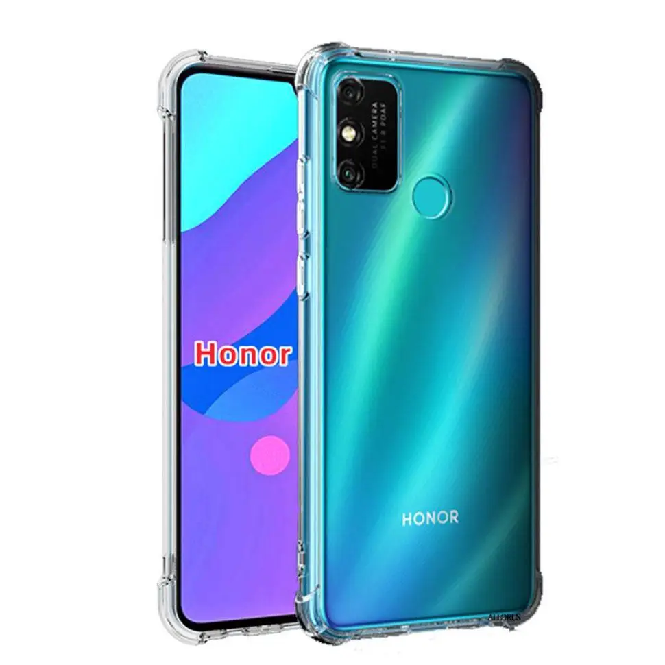 Противоударный прозрачный чехол подушка безопасности для Huawei Honor 9A 9C 9S 9X 8A 8X X10 P40