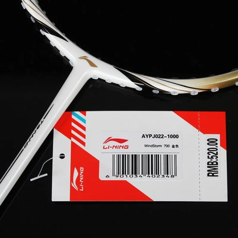 Супер светильник 79 г оригинальная Подкладка/Li-ning/Li Ning ракетка для бадминтона Windstorm 700 ракетки для бадминтона с контролем мяча AYPJ022-1 L157OLC