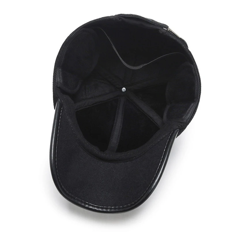 Бейсболка зимняя унисекс с защитой ушей цвет в ассортименте|Мужские бейсболки| |