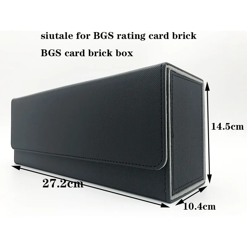 Caja de almacenamiento de ladrillo de tarjeta de clasificación BGS, caja de cubierta de tarjeta de ladrillo PSA para tarjetas comerciales MTG/TCG/ PTCG/PKM, puede contener más de 30 piezas