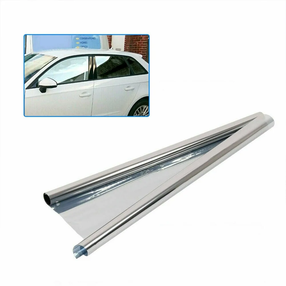 

Uncut Roll Casement Mirror Silver Chrome Tint Film Home Car Office Glass High Quality Automotive Silver Chrome Coating