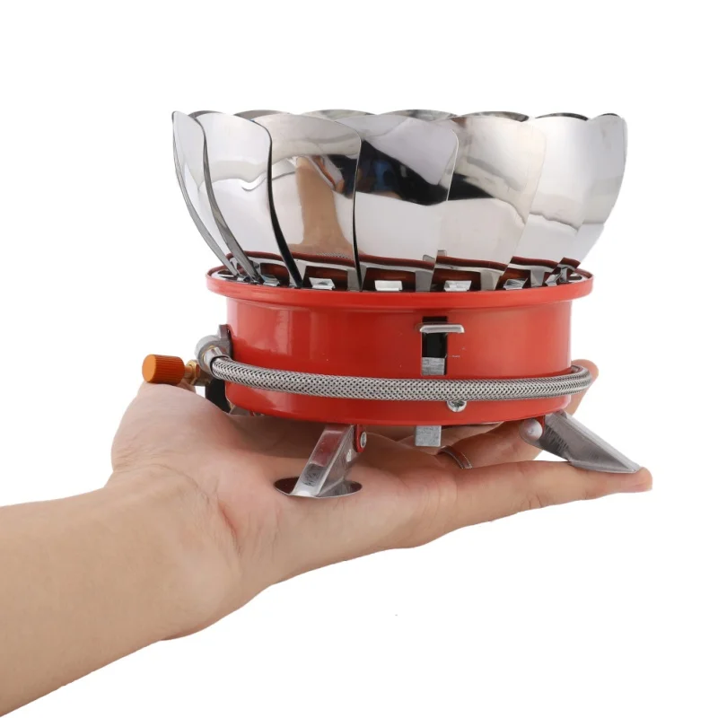 Outdoor Gas Stove Furnace Windproof Cooker Cookware Burner For Camping Picnic Cookout BBQ With Extended Pipe | Спорт и развлечения